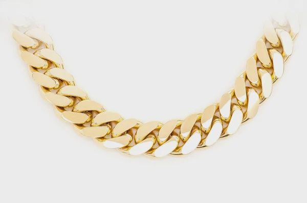 10MM MIAMI CUBAN BRACELET - 14K SOLID YELLOW GOLD