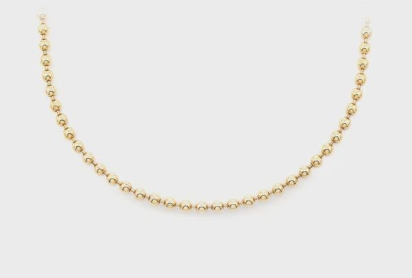 2.5MM BEAD BRACELET 14K SOLID GOLD