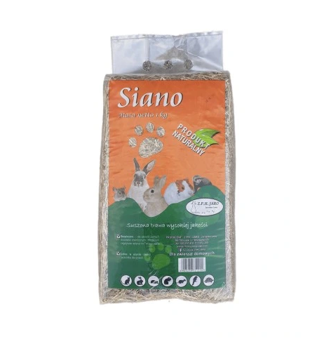 SIANKO SIANO naturalne dla Królika Gryzoni chomik świnka 1Kg ściółka karma