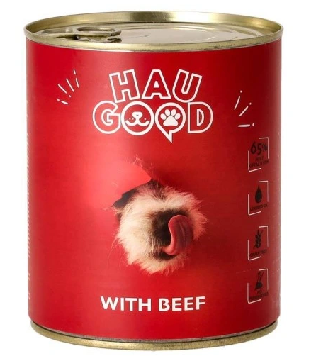 Hau Good Mokra karma z wołowiną dla psa 800 g