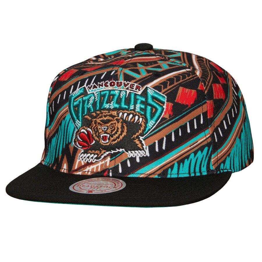 Vancouver Grizzlies - Mitchel &amp; Ness- Game Day Pattern - Snapback