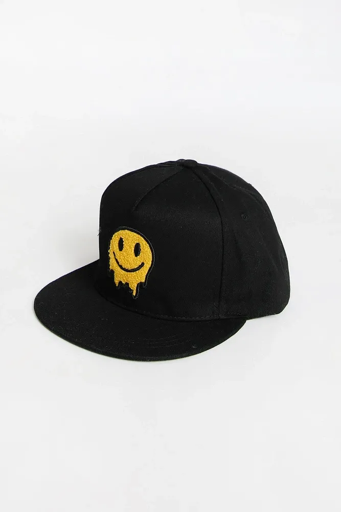 Melting Smiley snapback - No fear