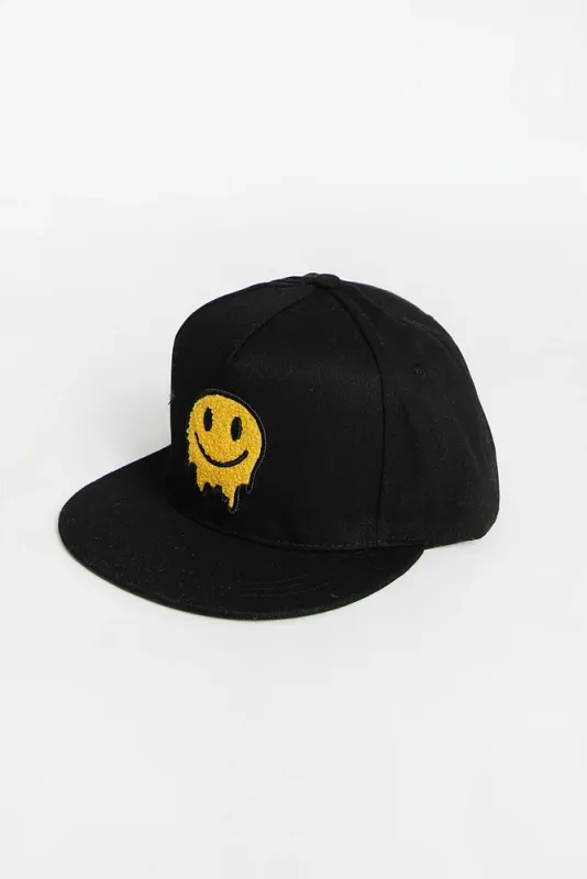 Melting Smiley snapback - No fear