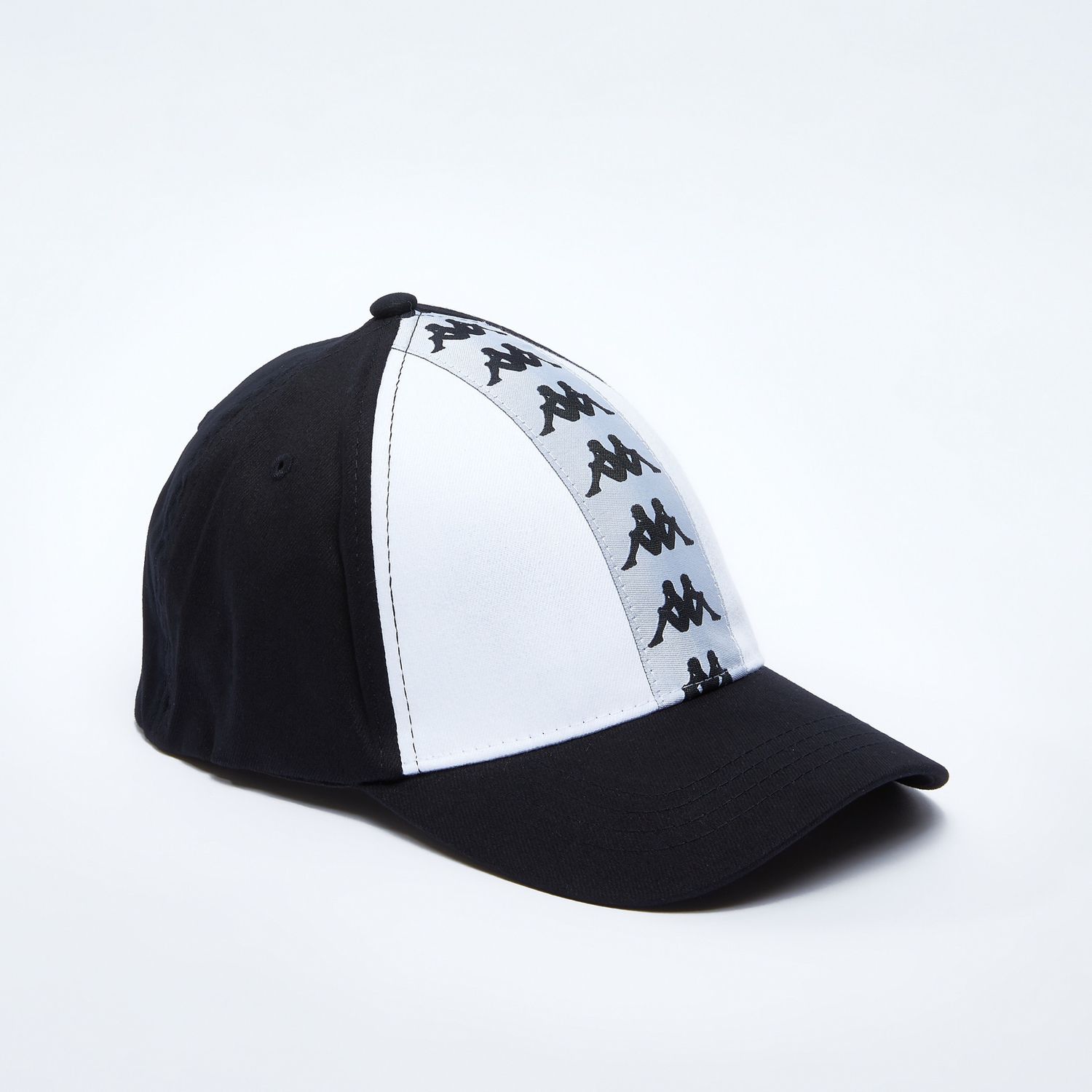 Kappa Printed Tape Detail cap