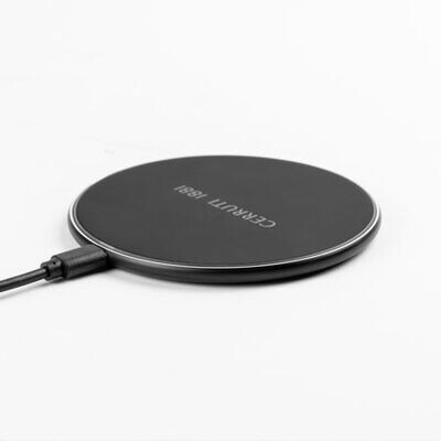 Wireless charger Oxford Blackk  -MARCHIO CERRUTI