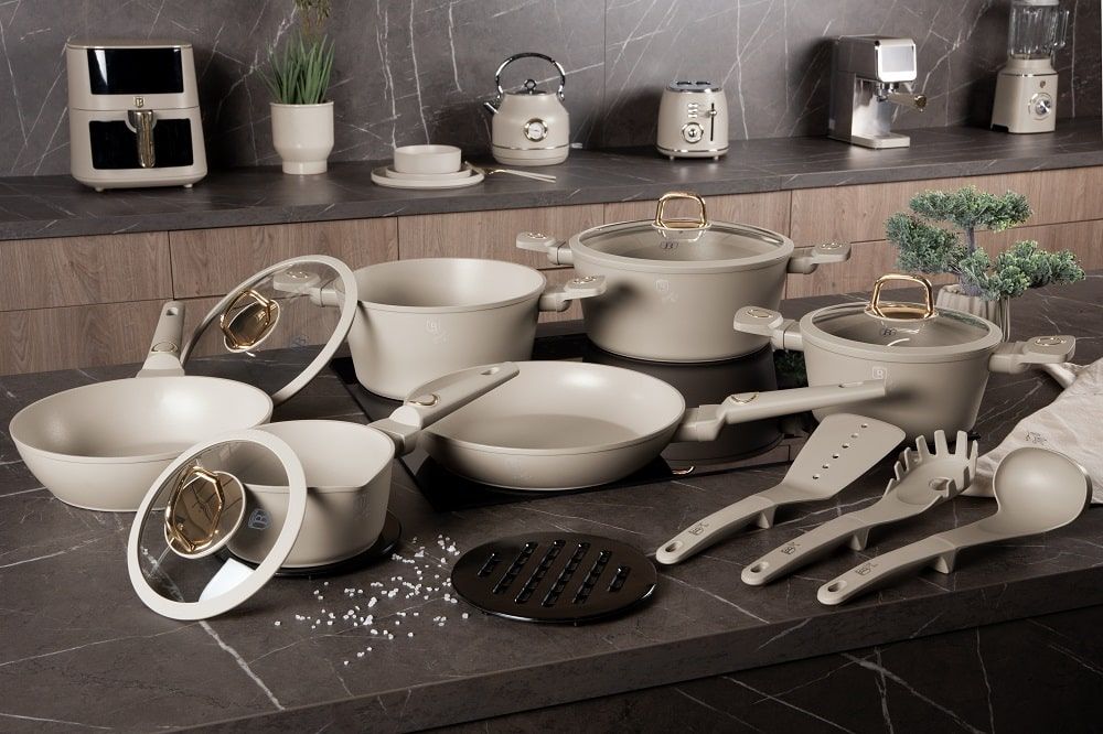 Set di pentole da cucina ​15 pezzi Sahara  BERLINGER HAUS