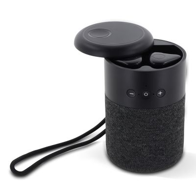 Wireless speaker with TWS earbuds