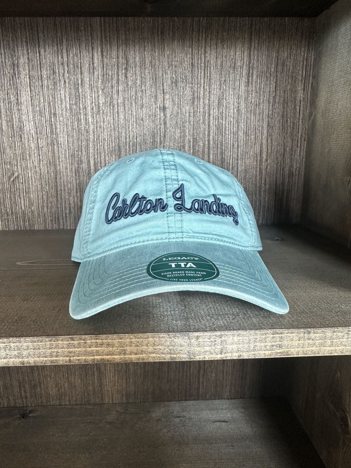 Carlton Landing Script Ball Cap Hat, Color: Blue