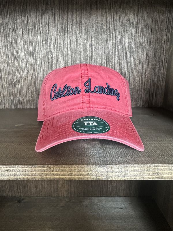 Carlton Landing Script Ball Cap Hat