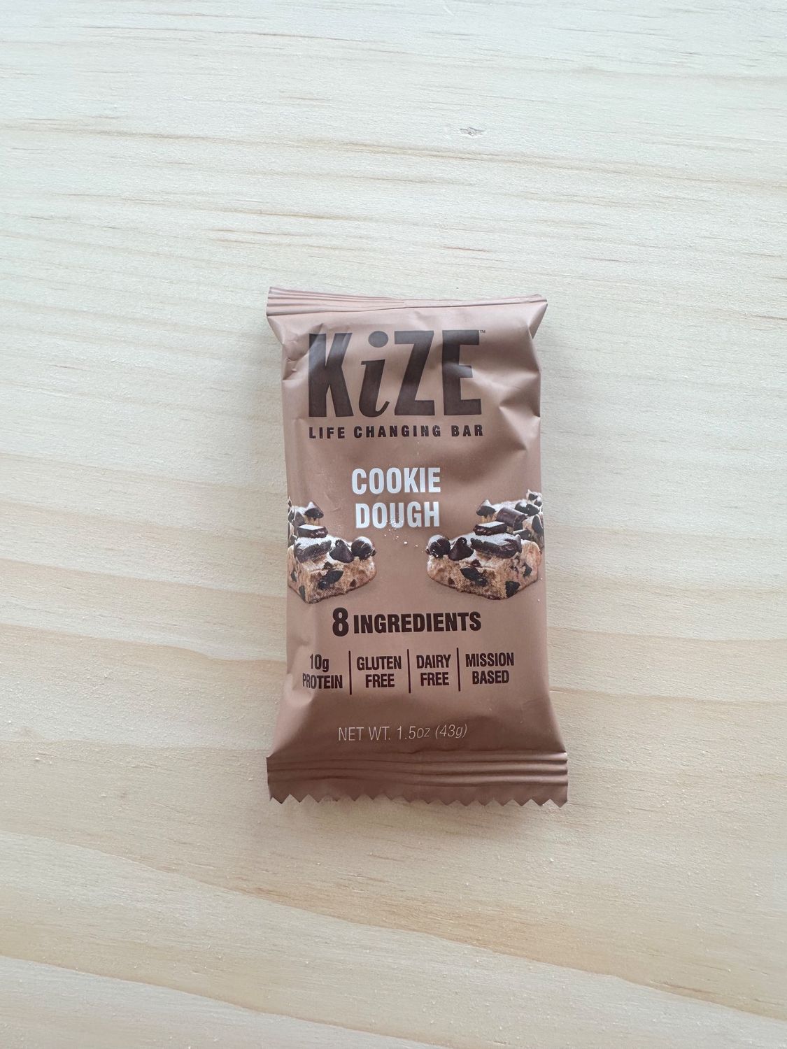 Kize Bar, Flavor: Cookie Dough