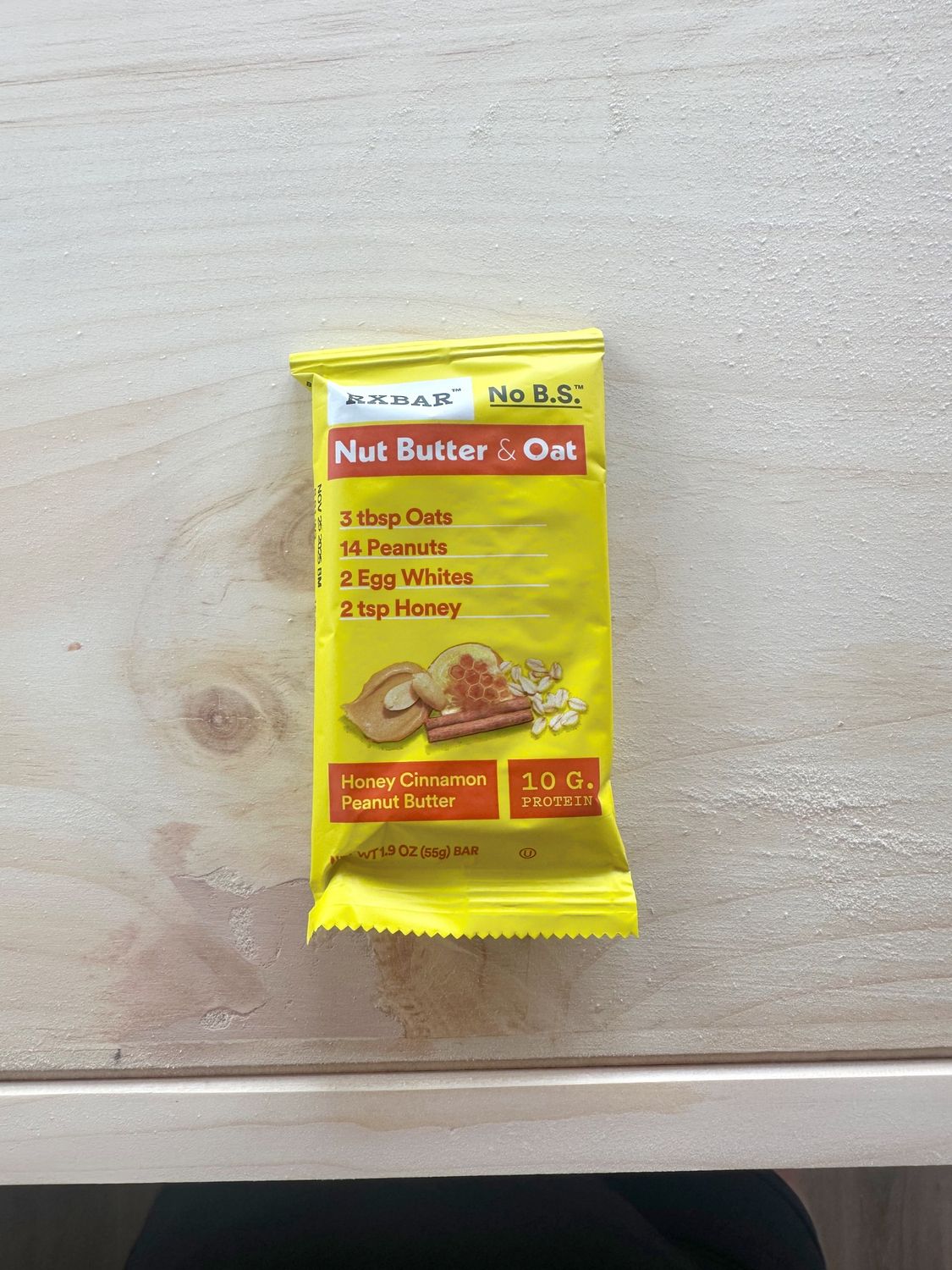 RXBAR, Flavor: Honey Cinnamon Peanut Butter