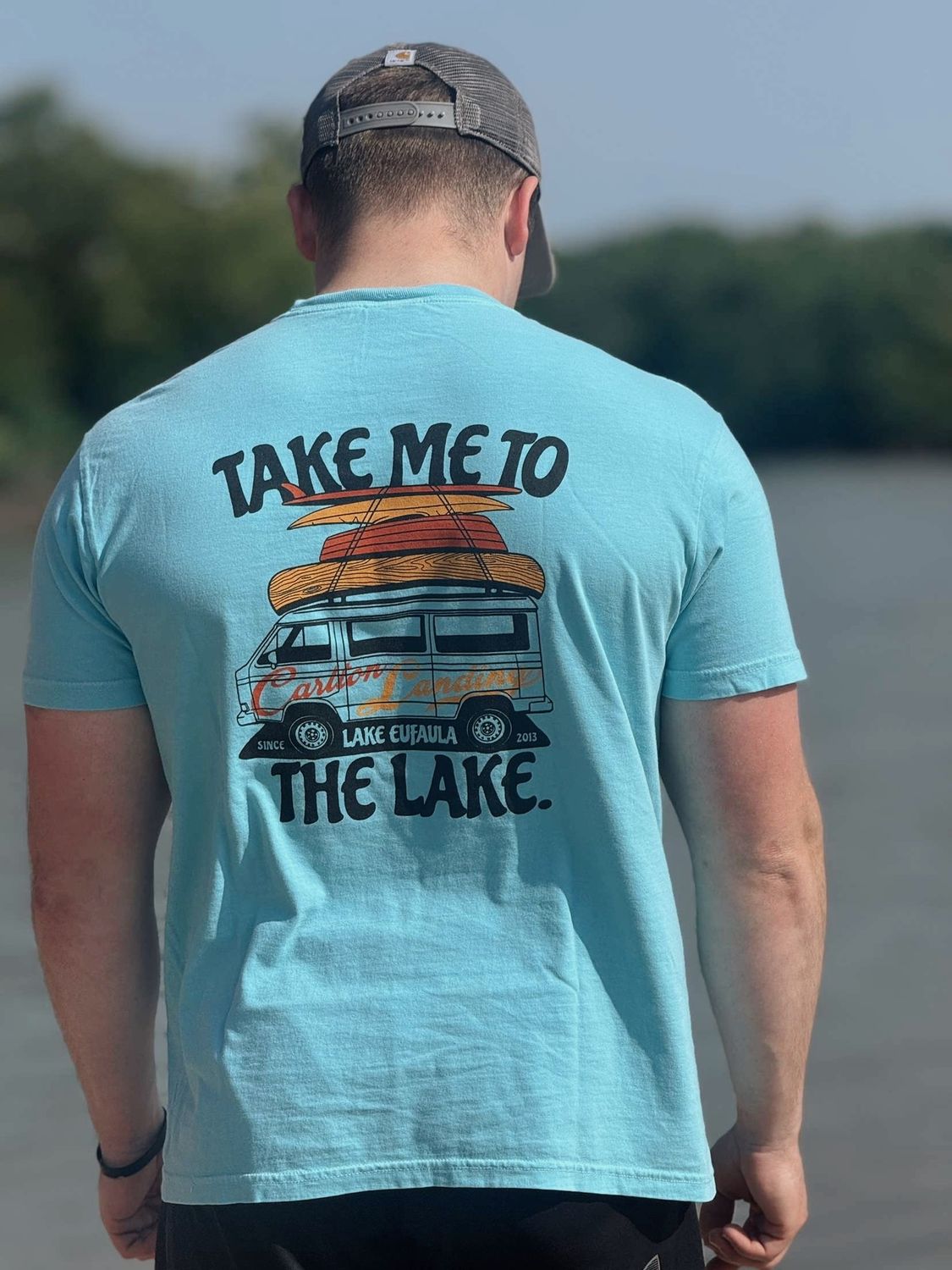 CL Blue Take Me to the Lake  Tee