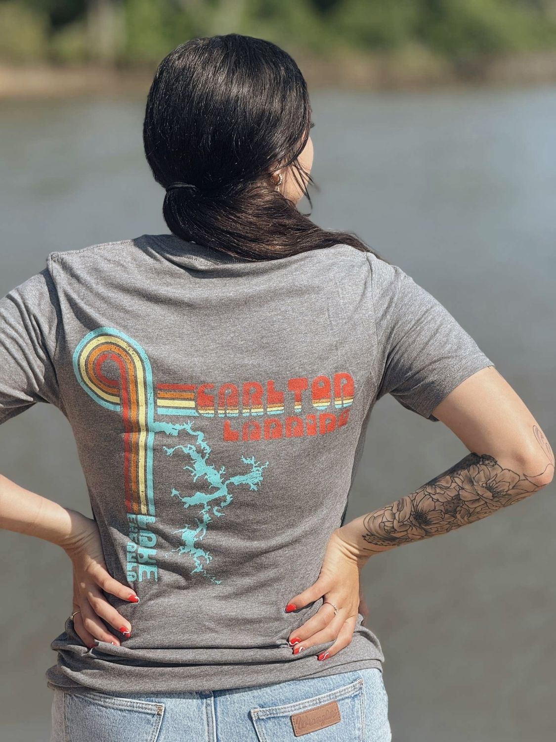 Retro Sunshine Deep Heather Tee