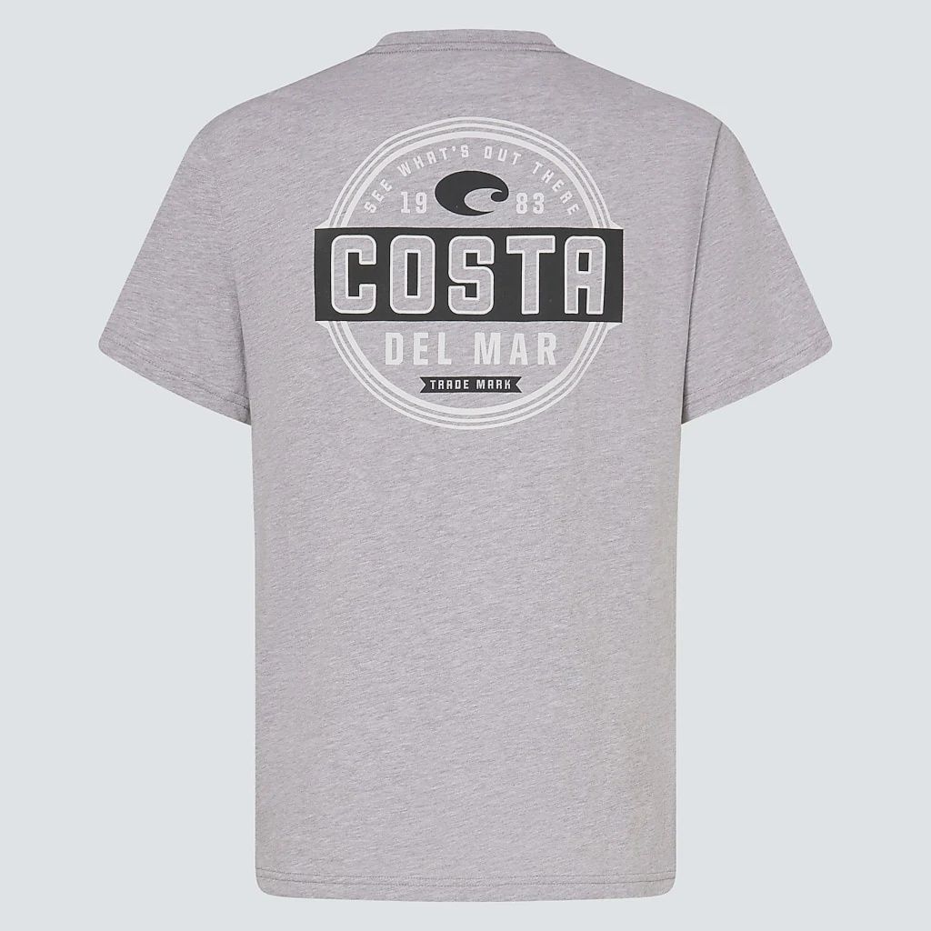 Costa Prado Heather Gray Tee, Size: M