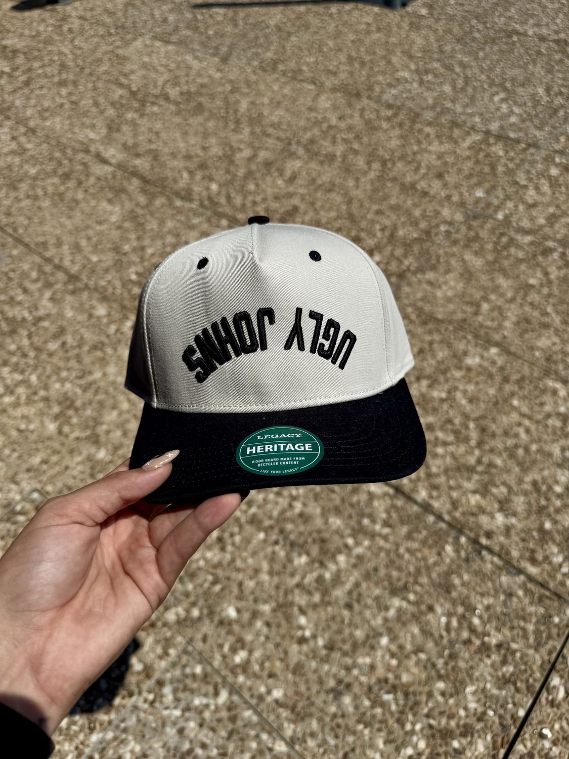 Ugly Johns Upside Down Hat, Color: Black