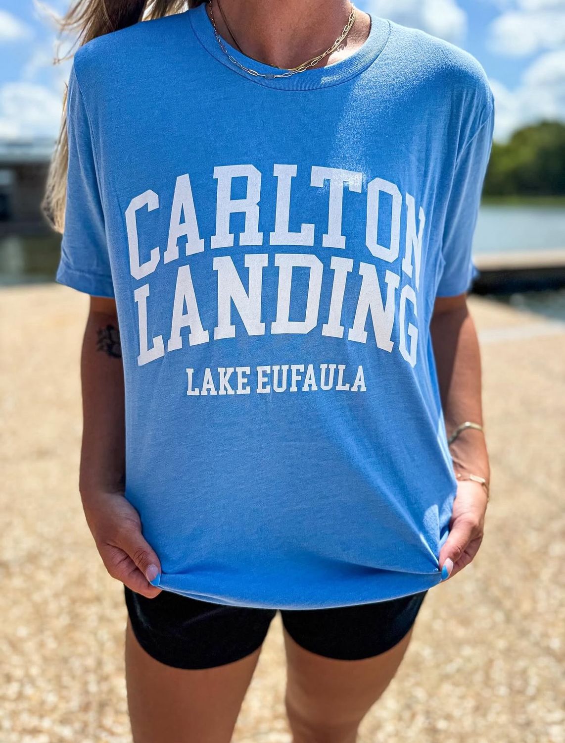 CL Light Blue Jersey Tee, Size: S