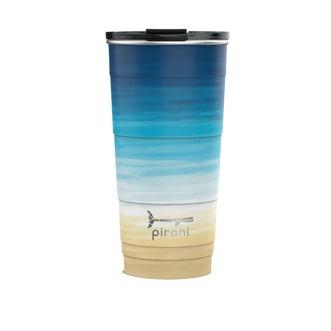 Sand Castle Ombre Insulated Stackable Tumbler