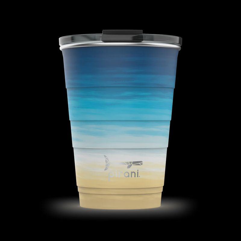 Sand Castle Ombre Insulated Stackable Tumbler