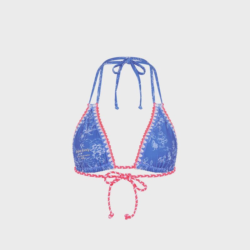 Braided Crochet Halter Bikini Top- Rodeo Romeo