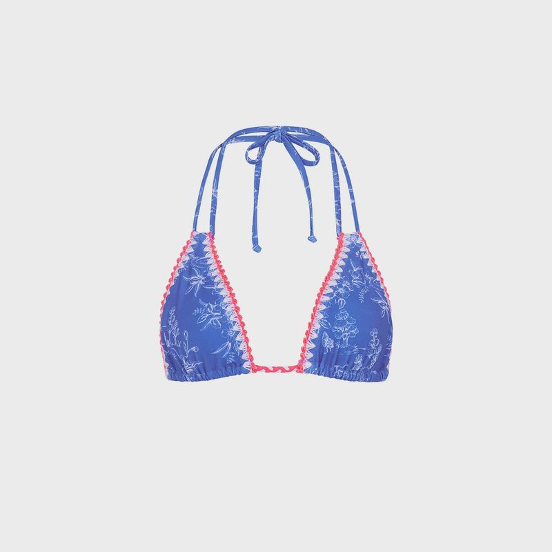 Braided Crochet Halter Bikini Top- Rodeo Romeo