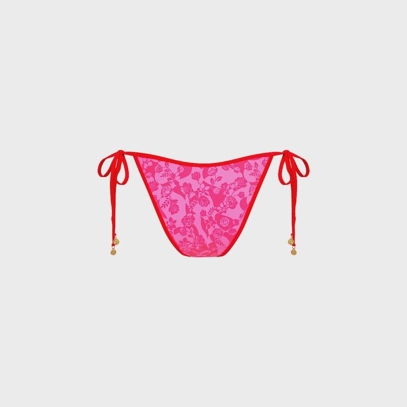 Bind Dipped Cheeky Tie Bikini Bottoms- Hearts Collide