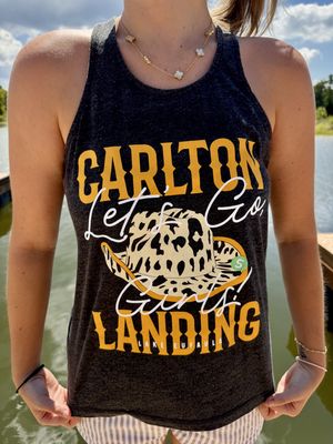 Let's Go Girls Black Tank