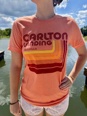 Carlton Landing Paradise Point Orange Tee