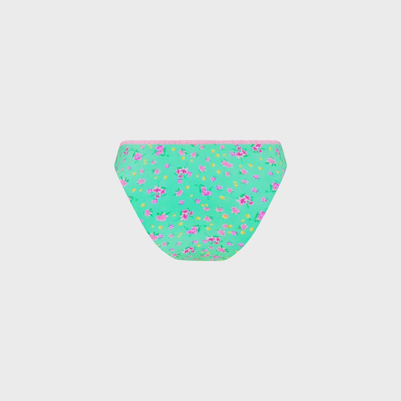 Decorative Full Coverage Bikini Bottom- Mint Macaron