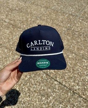 Blue Carlton Landing Rope Trucker Hat