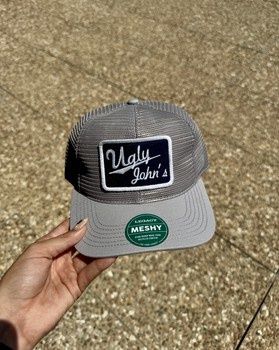 Grey Ugly Johns Logo Mesh Hat