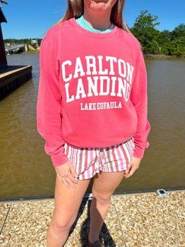 Watermelon Carlton Landing Crewneck Sweatshirt