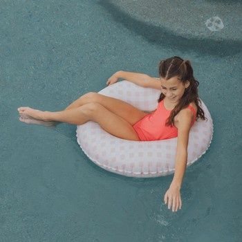 Pink Gingham Kids Tube