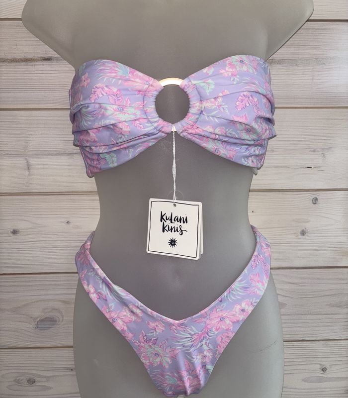 Strapless Bandeau Bikini Top- Lilac Love