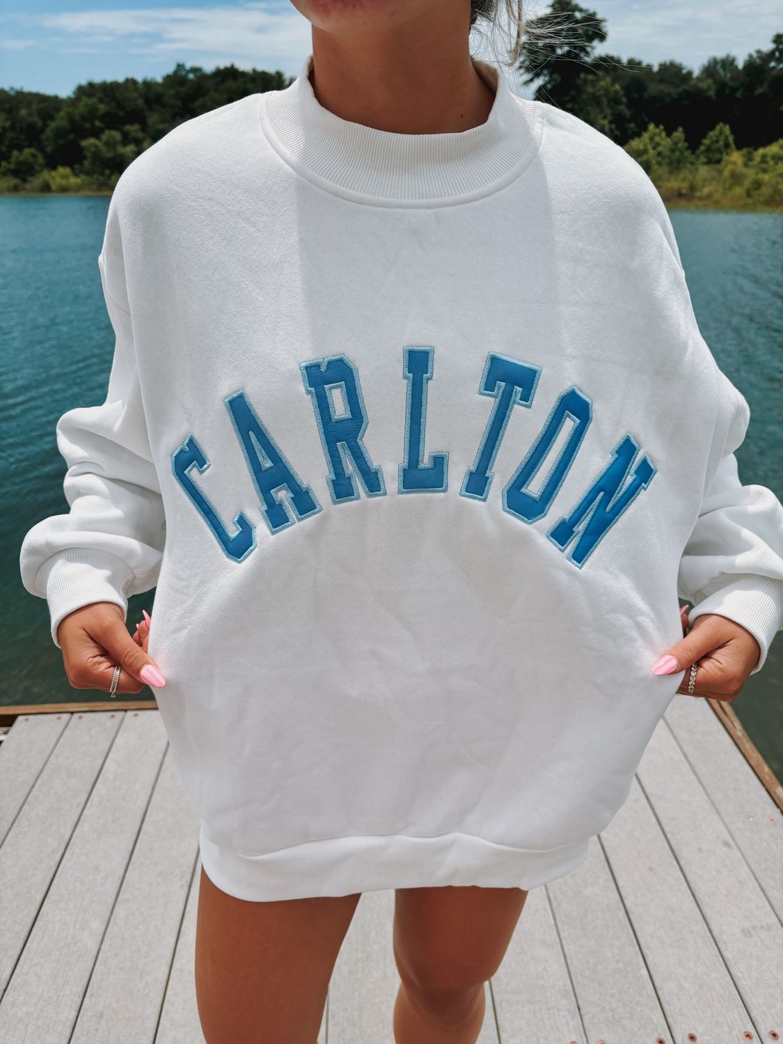 Carlton Landing Mock Neck Sweatshirt