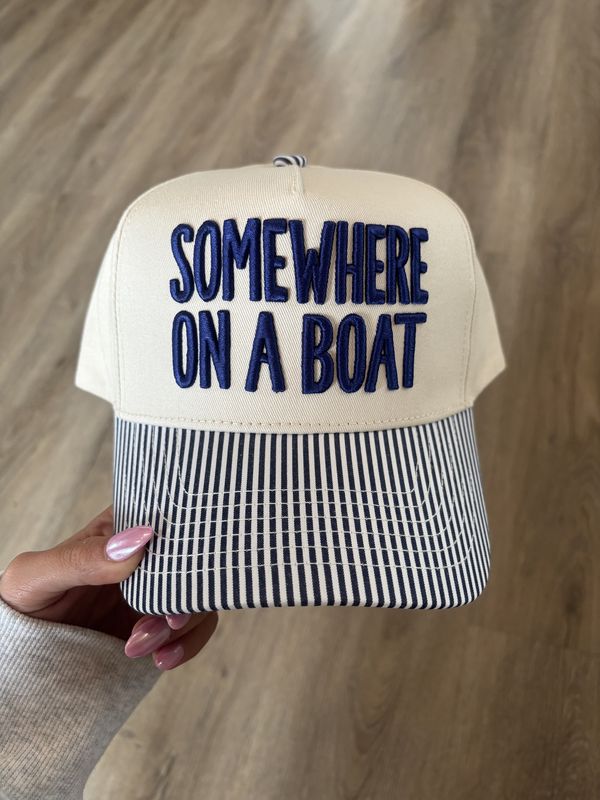 Somewhere on a Boat Hat