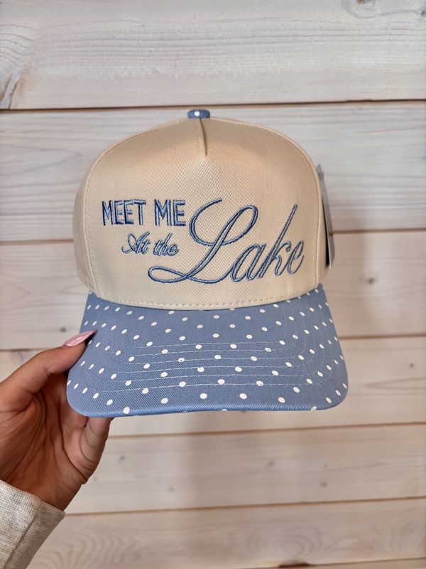 Meet me at the lake hat