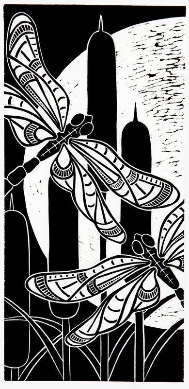 Dragonfly Moonlight