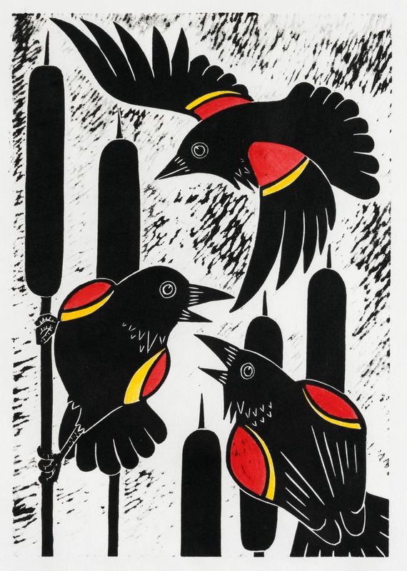 Three Blackbirds