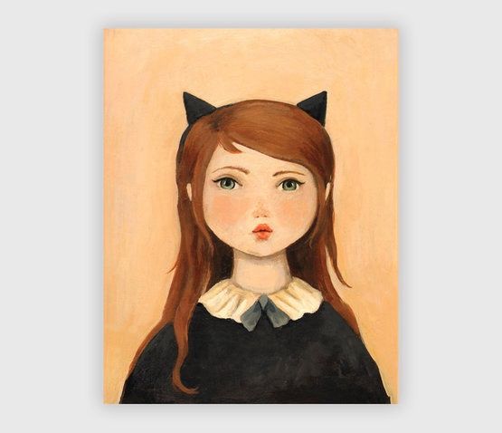 Portrait with Cat Ears