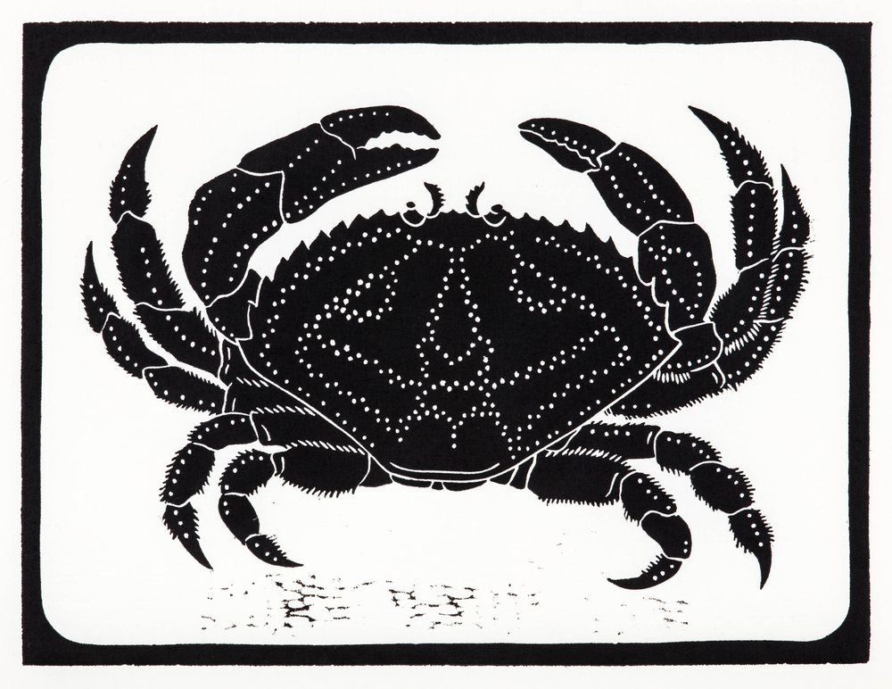 Dungeness, Size: 12"x9"