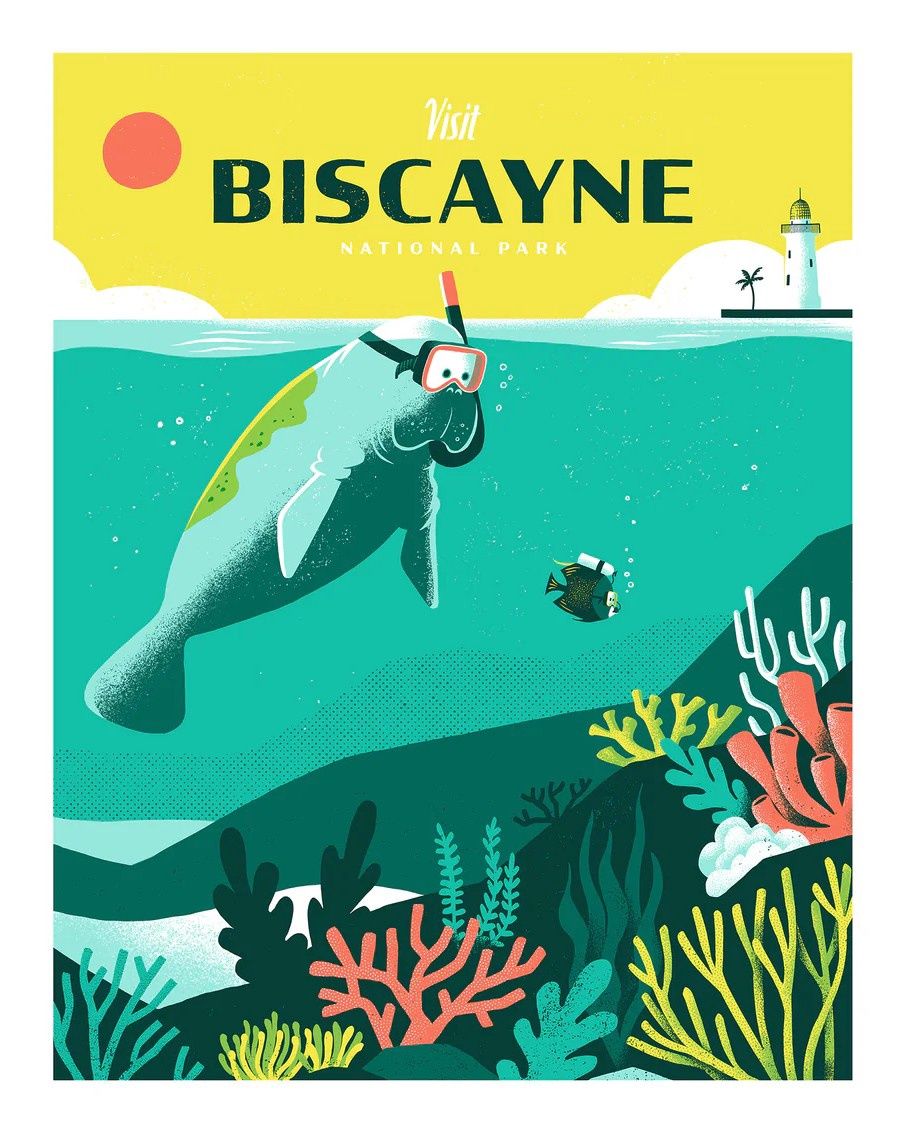 Biscayne, Size: 16"x20"