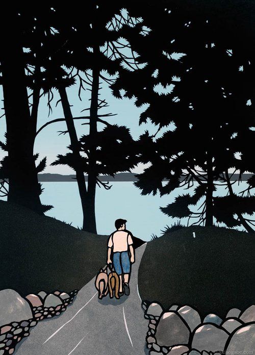 Path To The Lake, Size: 8.5"x11"