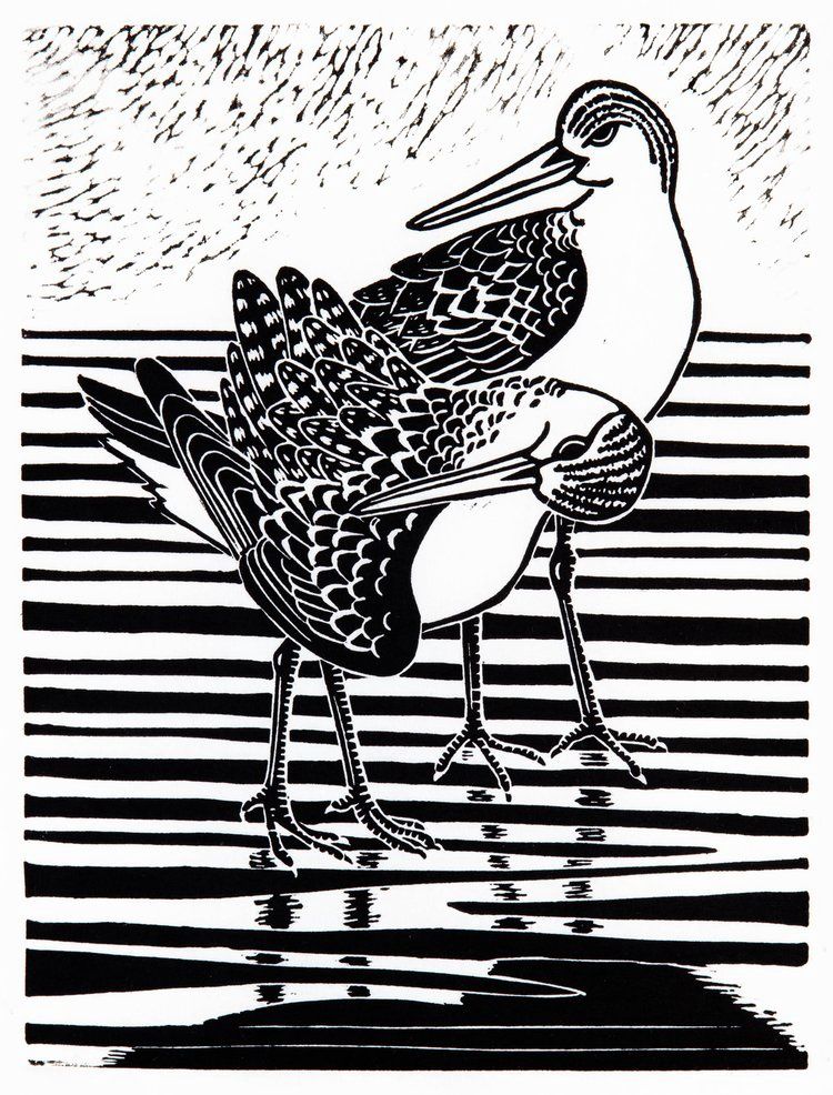 Preening, Size: 9"x12"