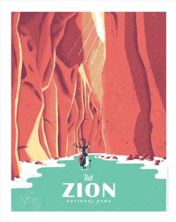 Zion, Size: 16"x20"