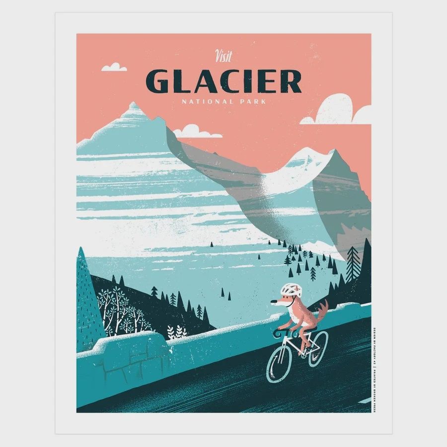 Glacier, Size: 16"x20"