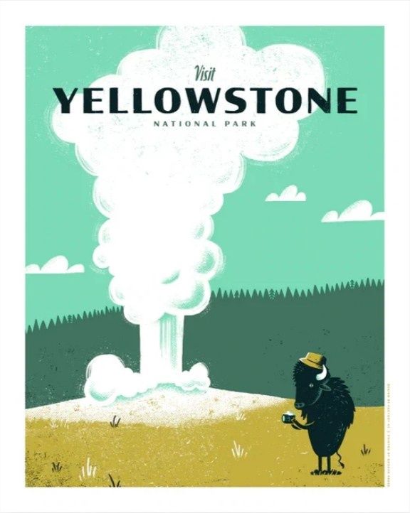Yellowstone, Size: 16"x20"
