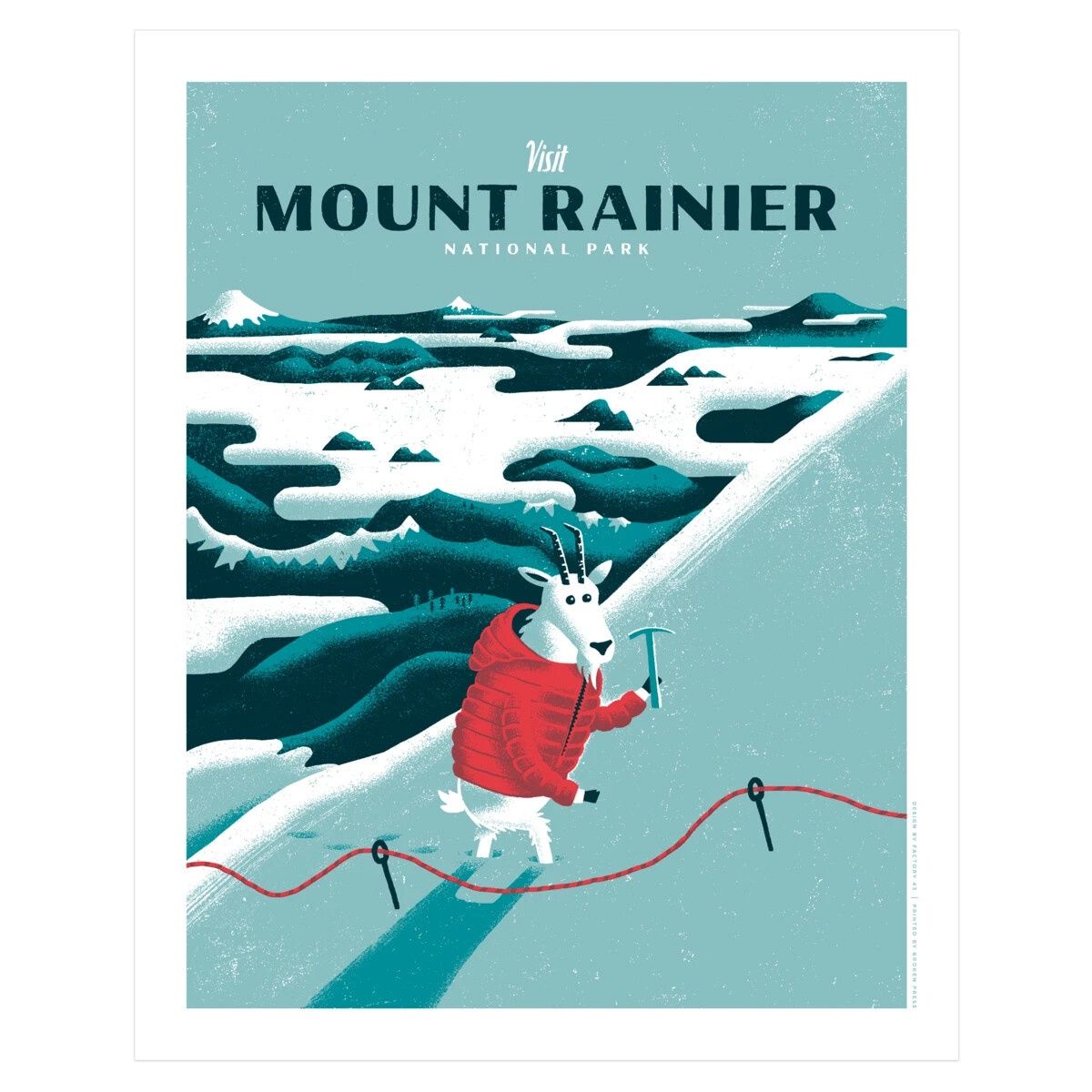 "Mt. Rainier", Size: 16"x20"