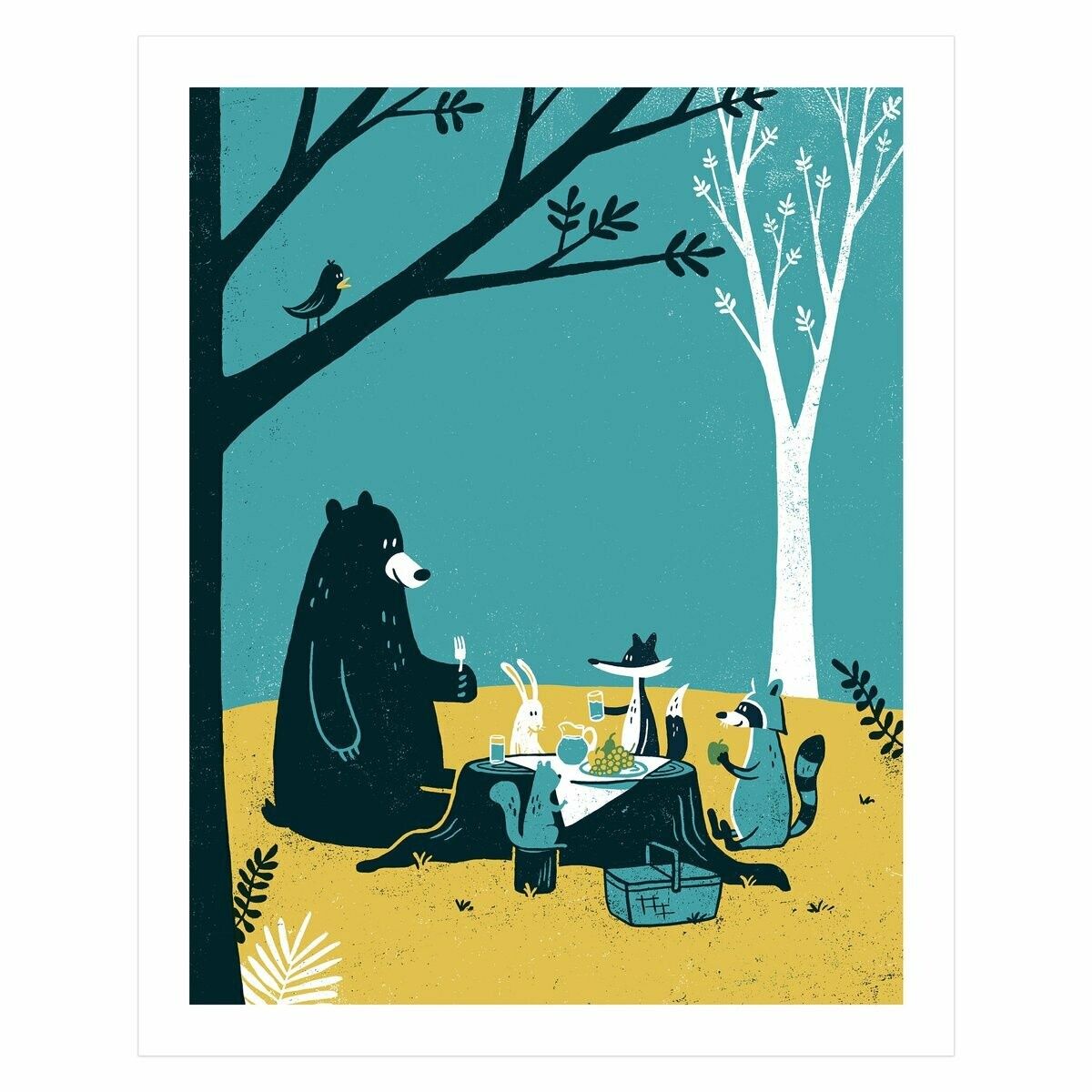 Picnic, Size: 16"x20"