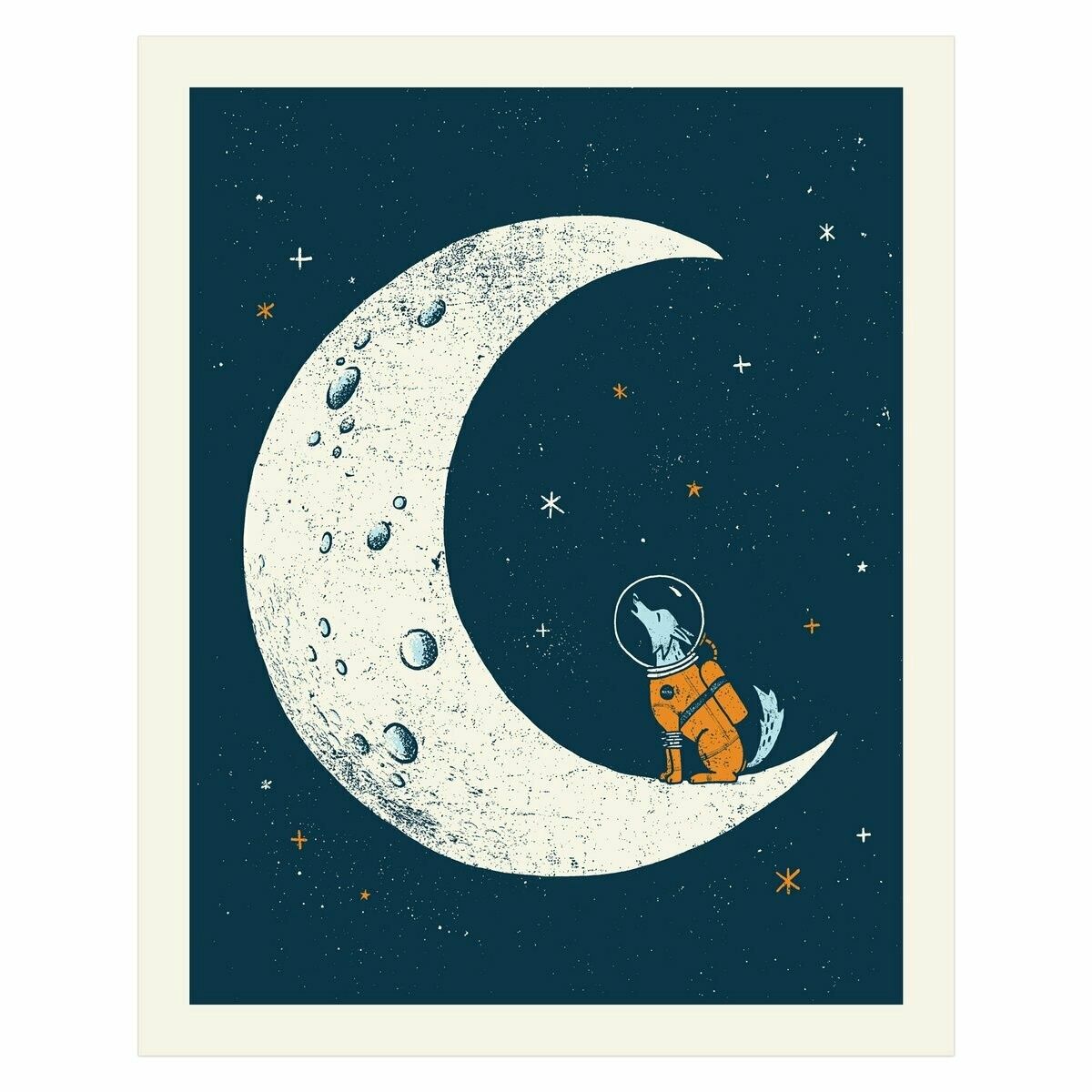 Howl at the Moon, Size: 16"x20"