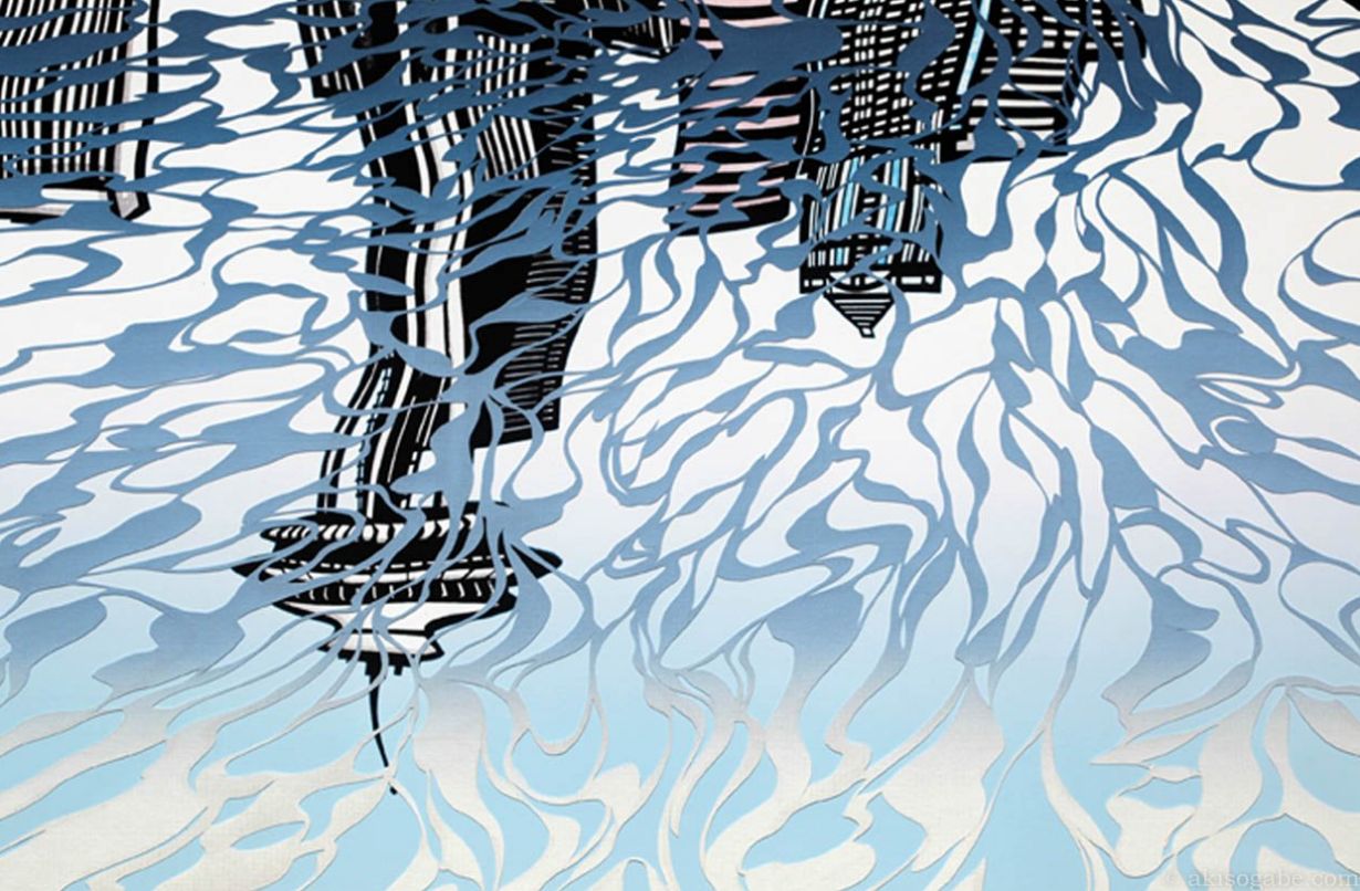 Reflection City, Size: 11"x8.5"
